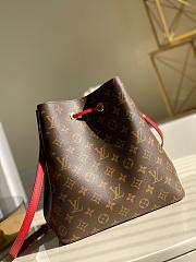 Louis Vuitton NéoNoé MM In Red M44021 26x26x17.5cm - 5