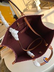 Louis Vuitton Since 1854 Onthego GM In Red M57185 41x34x19cm  - 5
