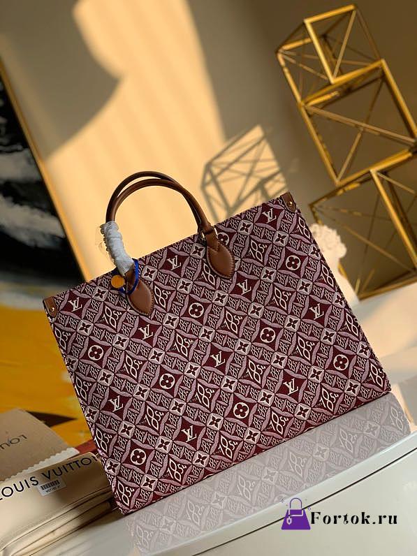 Louis Vuitton Since 1854 Onthego GM In Red M57185 41x34x19cm  - 1
