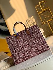Louis Vuitton Since 1854 Onthego GM In Red M57185 41x34x19cm  - 1
