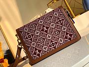 Louis Vuitton Since 1854 Dauphine MM In Red M57211 25x17x10.5cm - 3