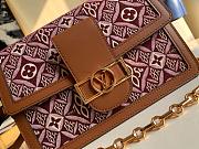 Louis Vuitton Since 1854 Dauphine MM In Red M57211 25x17x10.5cm - 2