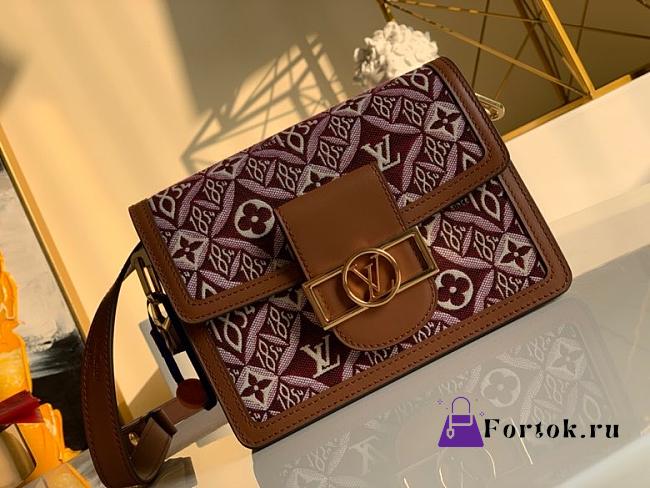 Louis Vuitton Mini Since 1854 Dauphine Red M57172 20x15x9cm - 1