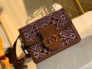Louis Vuitton Mini Since 1854 Dauphine Red M57172 20x15x9cm - 1