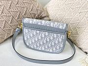 Dior Medium Bobby Bag Box Dior Oblique Jacquard Gray M9319 22x17x6cm - 5