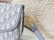 Dior Medium Bobby Bag Box Dior Oblique Jacquard Gray M9319 22x17x6cm - 4