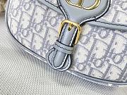 Dior Medium Bobby Bag Box Dior Oblique Jacquard Gray M9319 22x17x6cm - 3