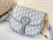 Dior Medium Bobby Bag Box Dior Oblique Jacquard Gray M9319 22x17x6cm - 2