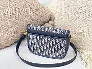 Dior Medium Bobby Bag Box Dior Oblique Jacquard Blue M9319 22x17x6cm - 5