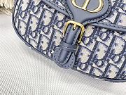 Dior Medium Bobby Bag Box Dior Oblique Jacquard Blue M9319 22x17x6cm - 3