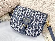 Dior Medium Bobby Bag Box Dior Oblique Jacquard Blue M9319 22x17x6cm - 4