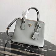 Prada Medium Galleria Saffiano Gray 1BA232 31×22.5×13.5cm - 1