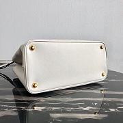 Prada Medium Galleria Saffiano White 1BA232 31×22.5×13.5cm - 4