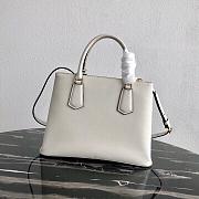 Prada Medium Galleria Saffiano White 1BA232 31×22.5×13.5cm - 2