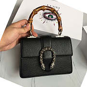 Gucci Mini Dionysus Top Handle Black Bag 523367 20x14x11cm - 1