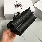 Gucci Mini Dionysus Top Handle Black Bag 523367 20x14x11cm - 3