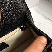 Gucci Mini Dionysus Top Handle Black Bag 523367 20x14x11cm - 4