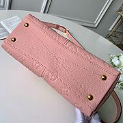Louis Vuitton V Tote BB Cream/Pink M43967 27x19x11cm - 4