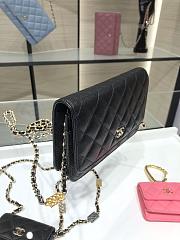 Chanel Wallet On Chain Black AP2400 19cm - 5