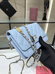 Chanel Wallet On Chain Blue AP2400 19cm - 3