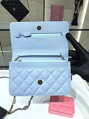 Chanel Wallet On Chain Blue AP2400 19cm - 4
