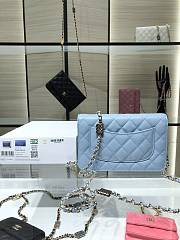 Chanel Wallet On Chain Blue AP2400 19cm - 2