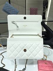 Chanel Wallet On Chain White AP2400 19 cm - 6