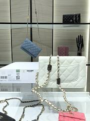 Chanel Wallet On Chain White AP2400 19 cm - 5