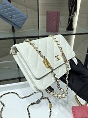 Chanel Wallet On Chain White AP2400 19 cm - 4
