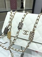 Chanel Wallet On Chain White AP2400 19 cm - 3
