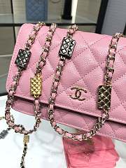 Chanel Wallet On Chain Pink AP2400 19 cm - 5