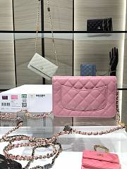 Chanel Wallet On Chain Pink AP2400 19 cm - 2