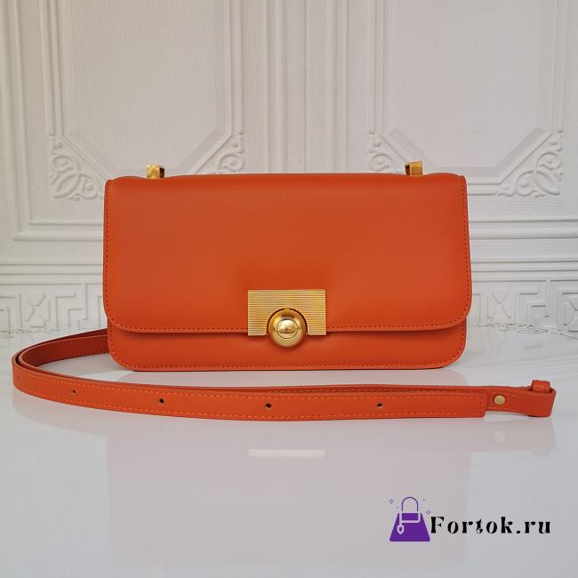 Bottega Veneta Large BV Classic Shoulder Bag Orange 578009 28x8x15.5cm - 1