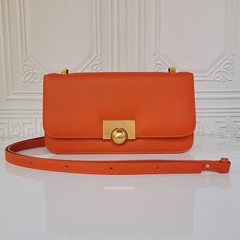 Bottega Veneta Large BV Classic Shoulder Bag Orange 578009 28x8x15.5cm