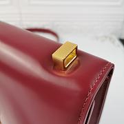 Bottega Veneta Large BV Classic Shoulder Bag Wine Red 578009 28x8x15.5cm - 5