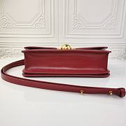 Bottega Veneta Large BV Classic Shoulder Bag Wine Red 578009 28x8x15.5cm - 4