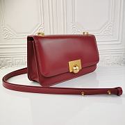 Bottega Veneta Large BV Classic Shoulder Bag Wine Red 578009 28x8x15.5cm - 2