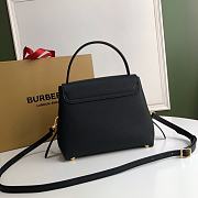 BURBERRY Small House Check Tote Bag In Black 4054621 26x12x21cm - 6