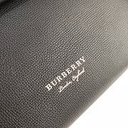 BURBERRY Small House Check Tote Bag In Black 4054621 26x12x21cm - 2