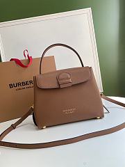 BURBERRY Small House Check Tote Bag In Brown 4054621 26x12x21cm - 1