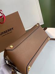 BURBERRY Small House Check Tote Bag In Brown 4054621 26x12x21cm - 5