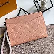 Louis Vuitton Pochette Melanie MM Pink M68705 23x16x2cm - 4