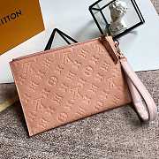 Louis Vuitton Pochette Melanie MM Pink M68705 23x16x2cm - 2
