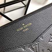 Louis Vuitton Pochette Melanie MM Black M68705 23x16x2cm - 2