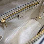 Gucci Horsebit 1955 Small Top Handle GG White 621220 25x24x9cm - 2