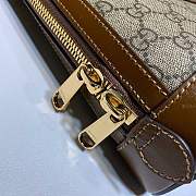 Gucci Horsebit 1955 Small Top Handle GG Brown 621220 25x24x9cm - 4