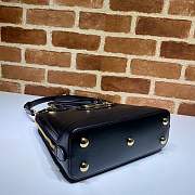 Gucci Horsebit 1955 Small Top Handle Black 621220 25x24x9cm - 4