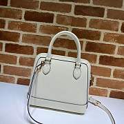 Gucci Horsebit 1955 Small Top Handle White 621220 25x24x9cm - 2