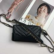 Chanel Gabrielle Clutch Black A94505 18x6x11cm - 3
