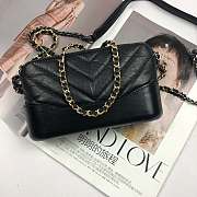 Chanel Gabrielle Clutch Black A94505 18x6x11cm - 2